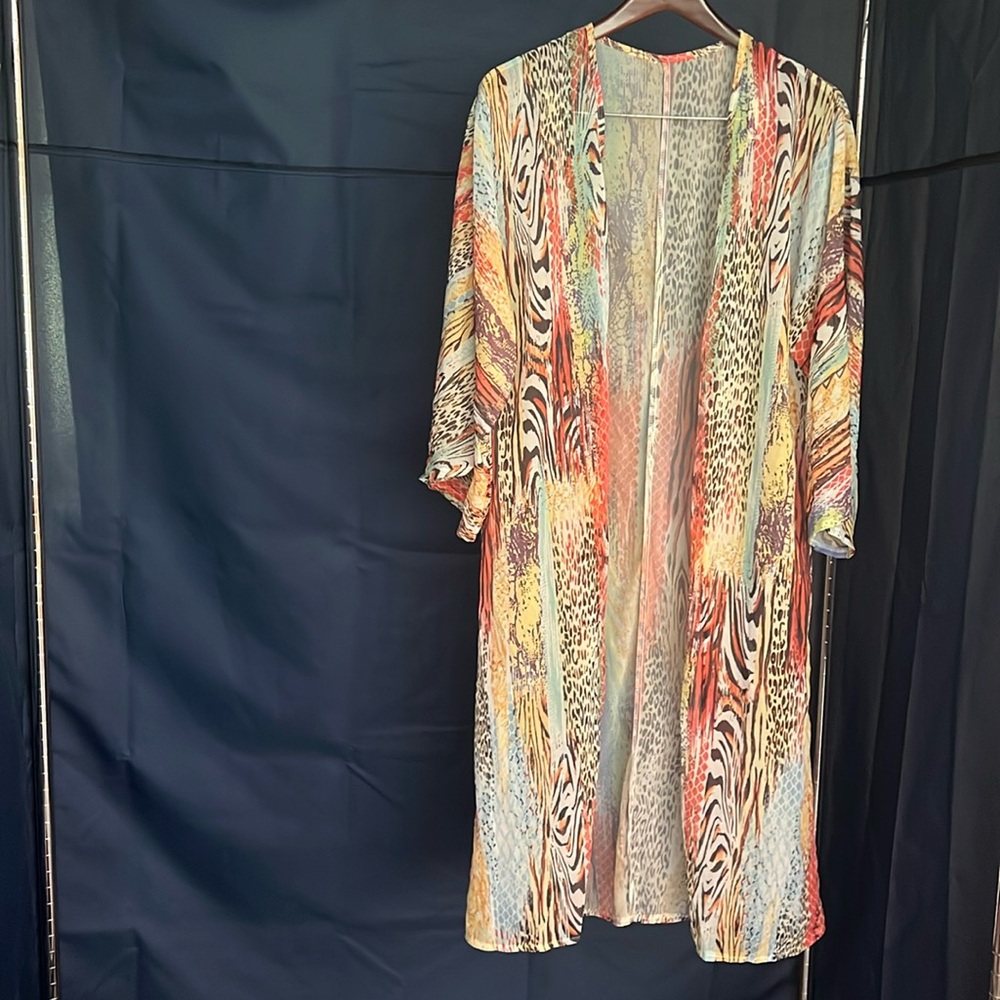 Beautiful tropical beach cover up